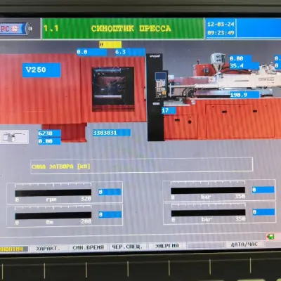 № 006/10.25  Термопластавтомат ТПА Negri Bossi V250/2500H - 850